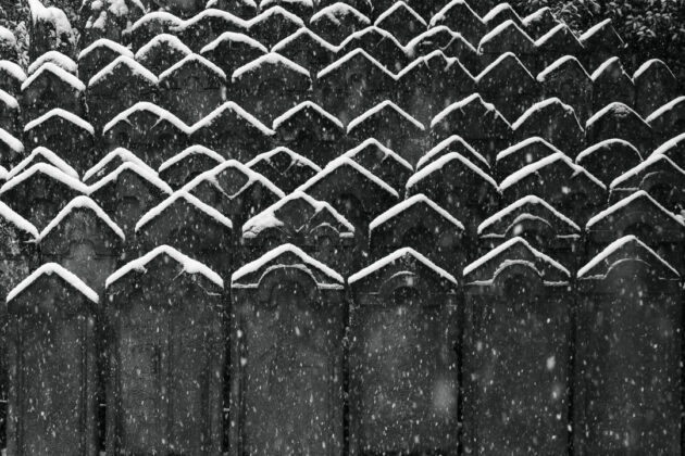 お地蔵様に積もる雪